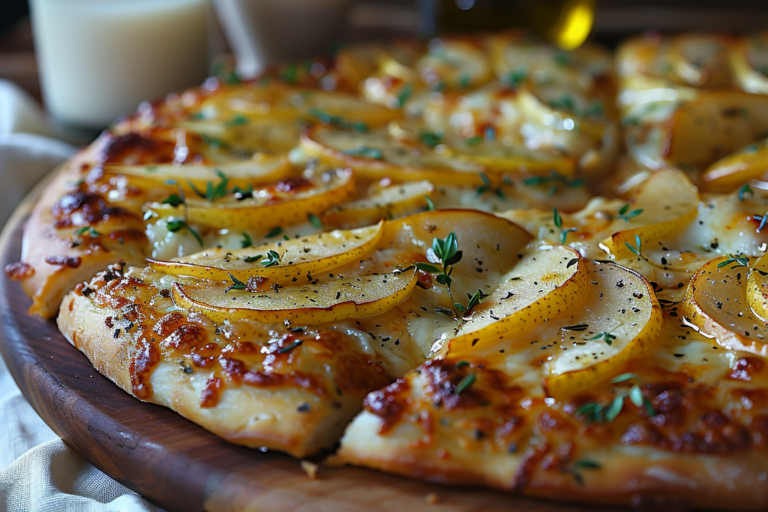 Pear Gorgonzola Pizza Recipe
