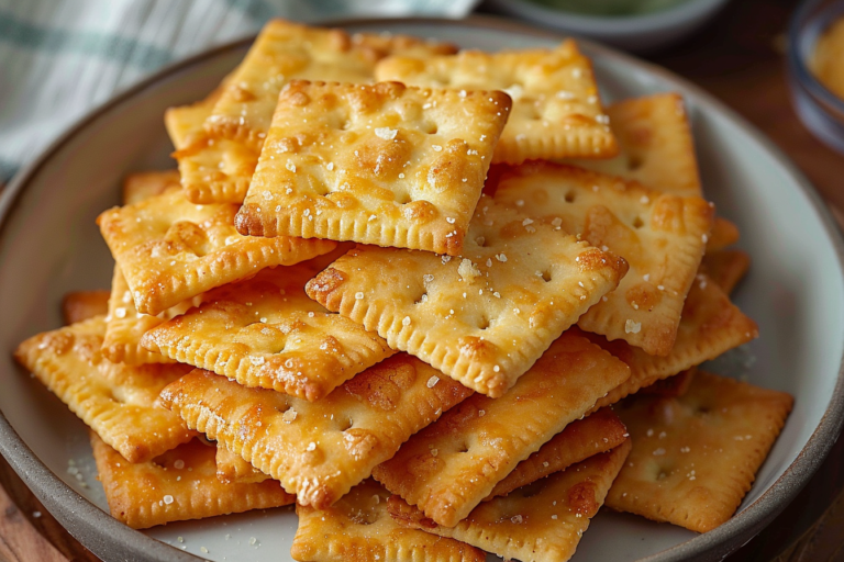 Sourdough Discard Cheese Crackers Recipe