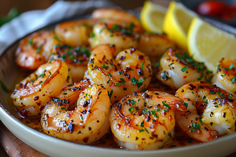 Lemon Garlic Butter Shrimp and Scallops Recipe