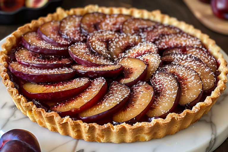 Classic American Plum Tart Recipe