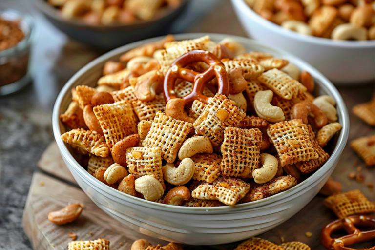 Homemade Chex Mix Recipe (Oven-Baked)