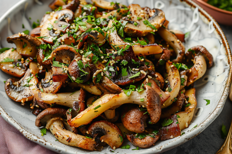 Sautéed Oyster Mushrooms Recipe