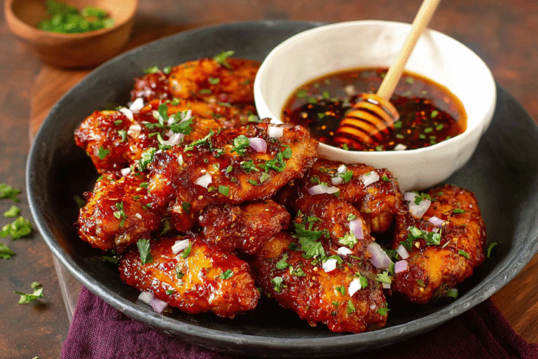 Honey Hot Chicken Wings Recipe