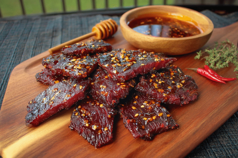 Hot Honey Beef Jerky Recipe