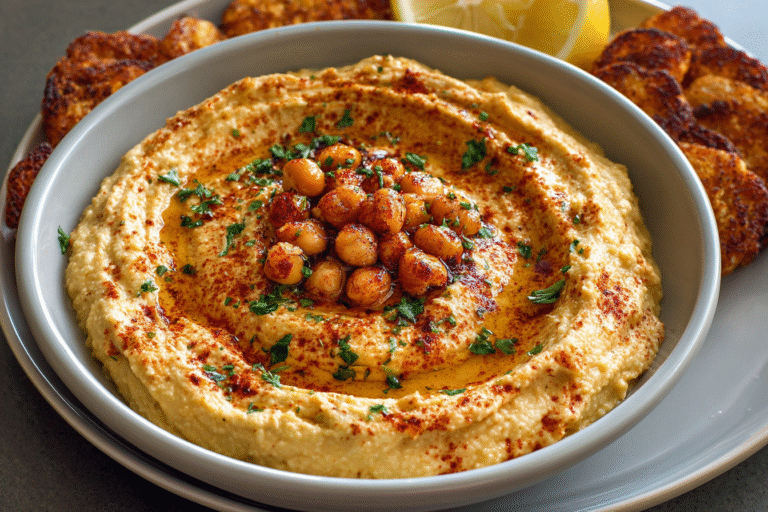 Hot Honey Hummus Recipe
