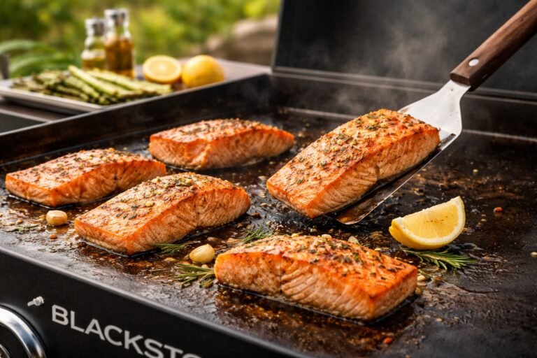 How Long to Cook Salmon on Blackstone