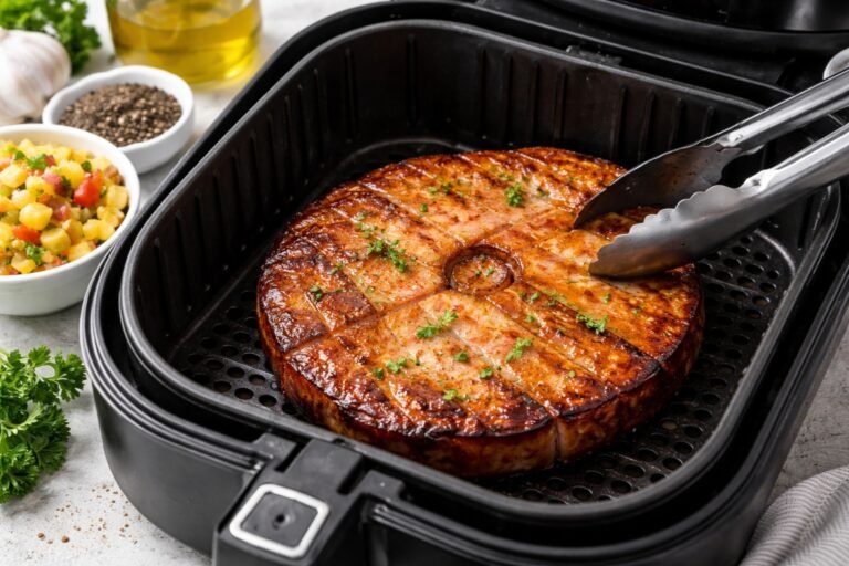 How Long to Cook Ham Steak in Air Fryer
