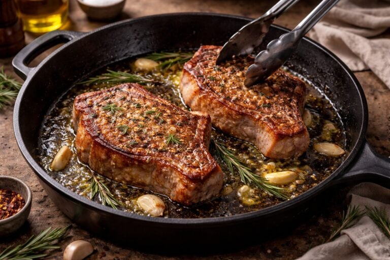 How Long to Cook Pork Chops in Skillet