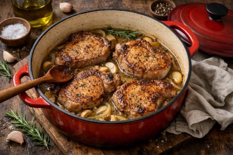 How Long to Cook Pork Chops in a Dutch Oven