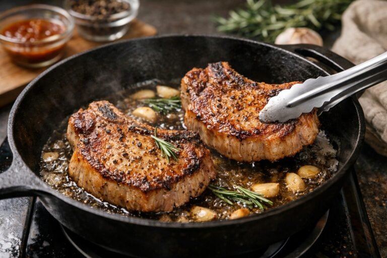 How Long to Cook Pork Chops in a Frying Pan