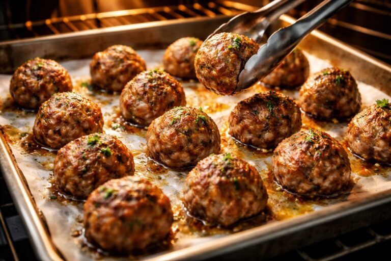 How Long to Cook Pork Meatballs in Oven